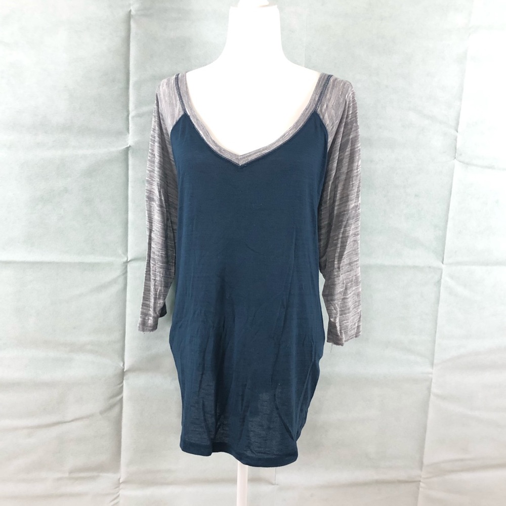 Dark Teal Ragland Top